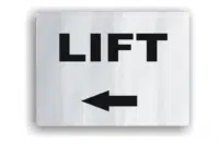 Lift sign