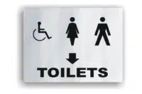 Toilets sign