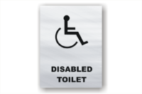 Disabled Toilet sign