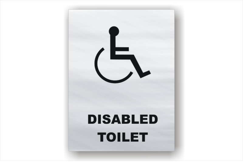 Disabled Toilet sign