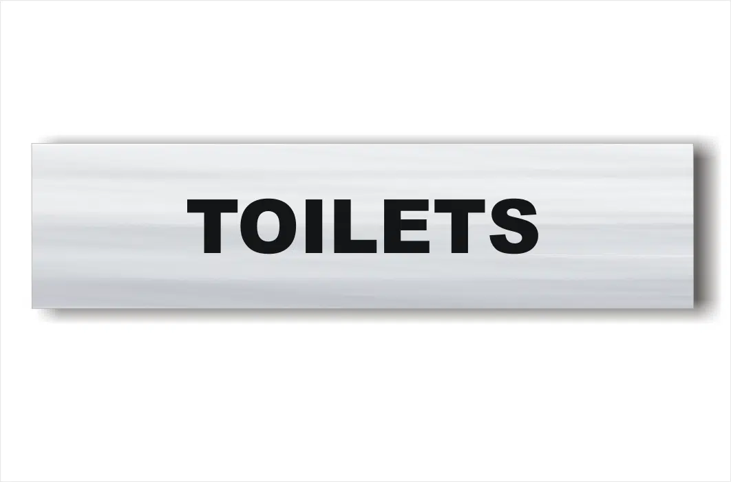 Toilet sign