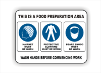 Kitchen Safety Signs