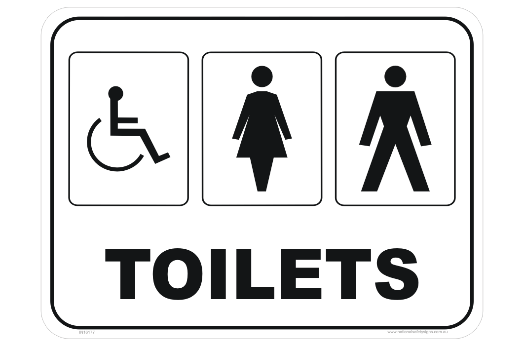 Toilet signs Restroom signs National Safety Signs