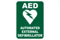 Automated External Defibrillator sign