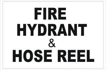 Fire Hydrant sign