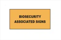 Biosecurity Farm Entrance Signs