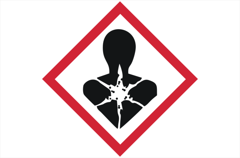 GHS08 Health Hazard label
