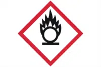 GHS03 Oxidising Gases Label