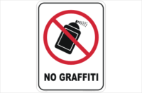 Anti-Graffiti sign