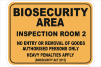 Biosecurity Inspection Room