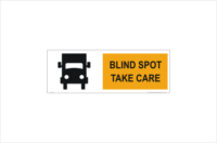 Blind spot sticker