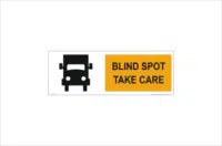 Blind spot sticker