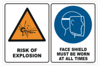 Risk of Explosion Sign