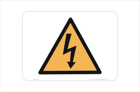 Electrical Warning sign