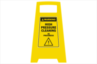 High Pressure Cleaning Floor sign