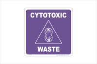 Cytotoxic Waste Sticker