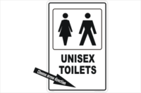 Unisex Toilet sign