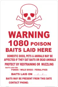 1080 Poison sign