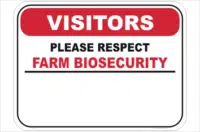 Farm Biosecurity Design your Sign