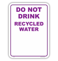 Do Not Drink sign RC2114
