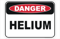 Helium sign