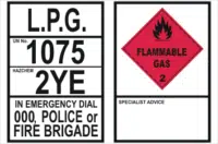 LPG Hazchem Transport Panel Halves