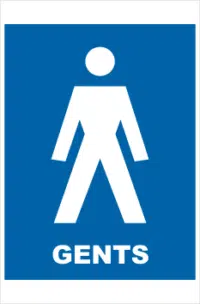 Gents Toilet sign