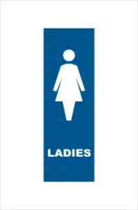 Ladies Toilet Sign