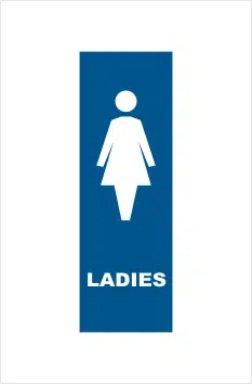 Ladies Toilet Sign