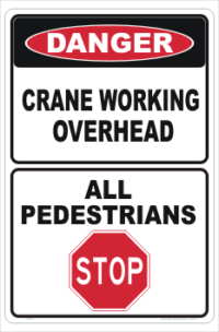 Crane Overhead Sign