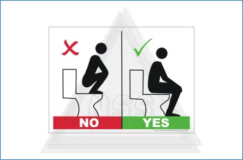 Squatting sign