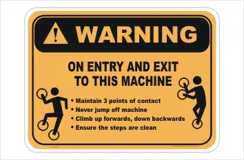 3 Points of Contact sign