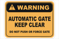 Automatic Gate Warning