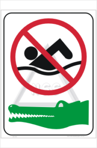 Crocodile sign