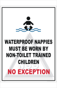 Swim Diaper Sign
