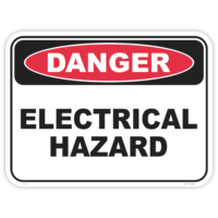 Danger electrical hazard safety sign - AS1319 compliant, National Safety Signs Australia