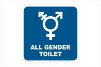 All Gender Toilet sign