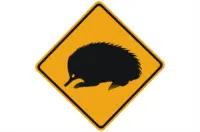Echidna Road sign