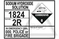 Sodium Hydroxide Solution Transport Panel