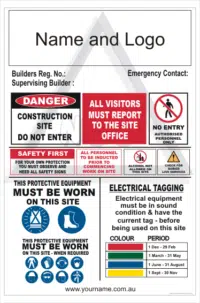 Australian Building contractors sign