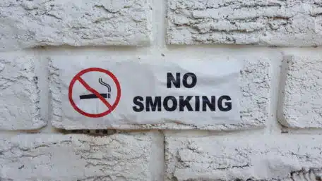 No Smoking super stick decal