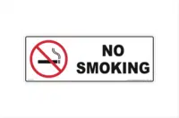 No-Smoking vinyl sticker