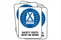 Bulk buy Safety Vests signs