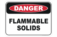 Flammable Solids sign