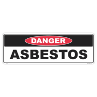 Danger Asbestos safety sign - AS1319 compliant, National Safety Signs Australia