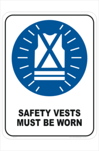 Safety Vests sign