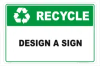 Customise your Recycle Sign