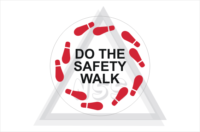 Safety Walk sticker