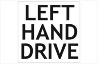 Left Hand Drive sign