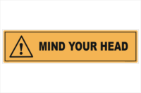 Mind Your Head sign